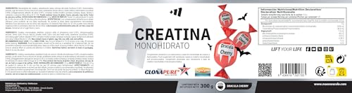 MM Supplements - Clonapure Créatine Monohydrate - 300 g - Saveur Cerise - Augmente masse musculaire et endurance - Améliore récupération musculaire - Performance physique - Réduit fatigue – Image 5
