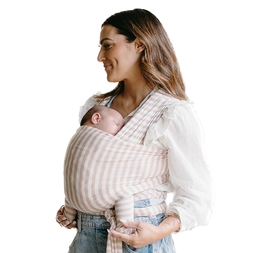 Image of Solly Baby Wrap, Buttery-Soft Baby Carrier Newborn to Toddler 8-25 Lbs., Lightweight & Hands-Free Wrap, Breathable Summer Carrier, Baby Wearing & Postpartum Essential, New Mom Gift, Candy Stripe