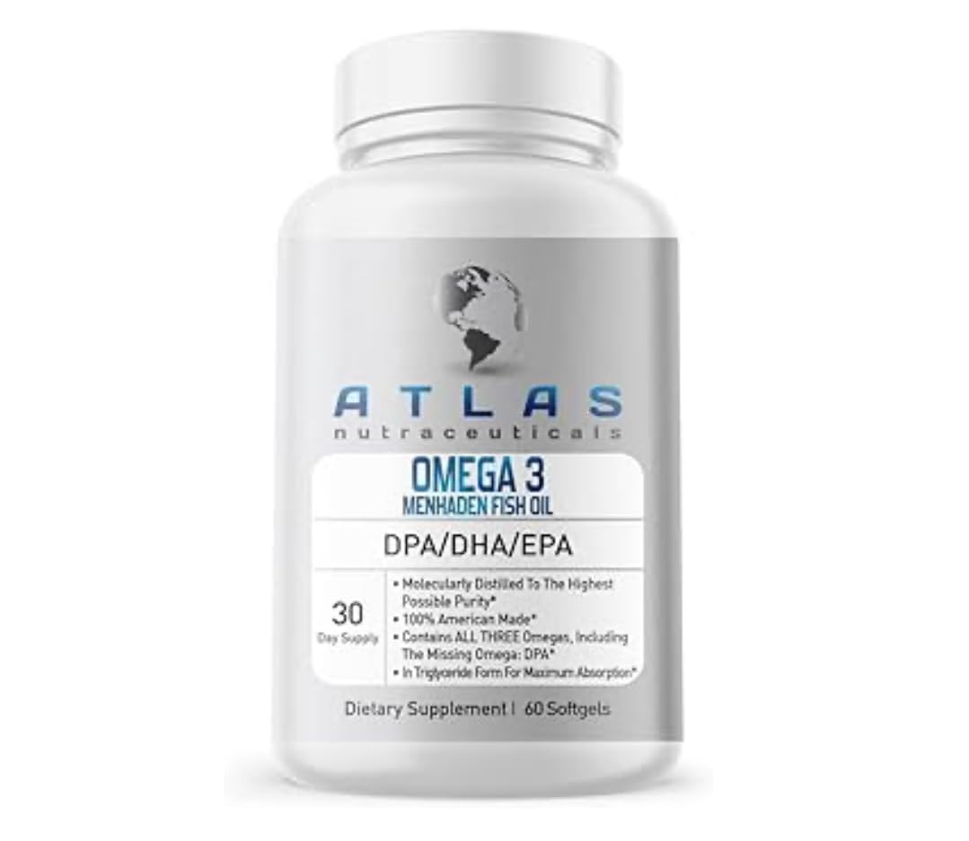 Menhaden Fish Oil-Omega 3-60 Softgels 1