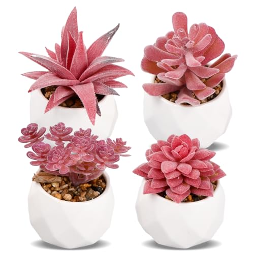 4点セット 人工多肉植物 ミニ 植物鉢植え 枯れない観葉植物 室内 ホーム 庭 装饰 デコレーション 枯れないグリーン ホームデコレーションフェイクグリーン インテリアグリーン 人工 観葉植物 多肉植物 卓上 鉢植え 造花 エアプランツ 可愛い ギフト