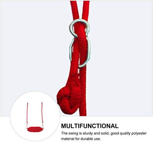 NICEXMAS Cadeira de Balanço Infantil Cadeira de Balanço Interna Corda Ajustável Ao Ar Livre Fora de