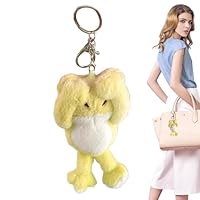 Plush Keychain Pendants - Cute Bag Charm Stuffed Animals - Soft and Comfortable Backpack Accessory for Family Friends Children