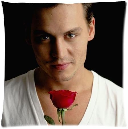 Famous Hollywood Star Johnny Depp Pirate Captain Jack Printed 18 X 18 Inches Cushion Throw Pillow Cover Case