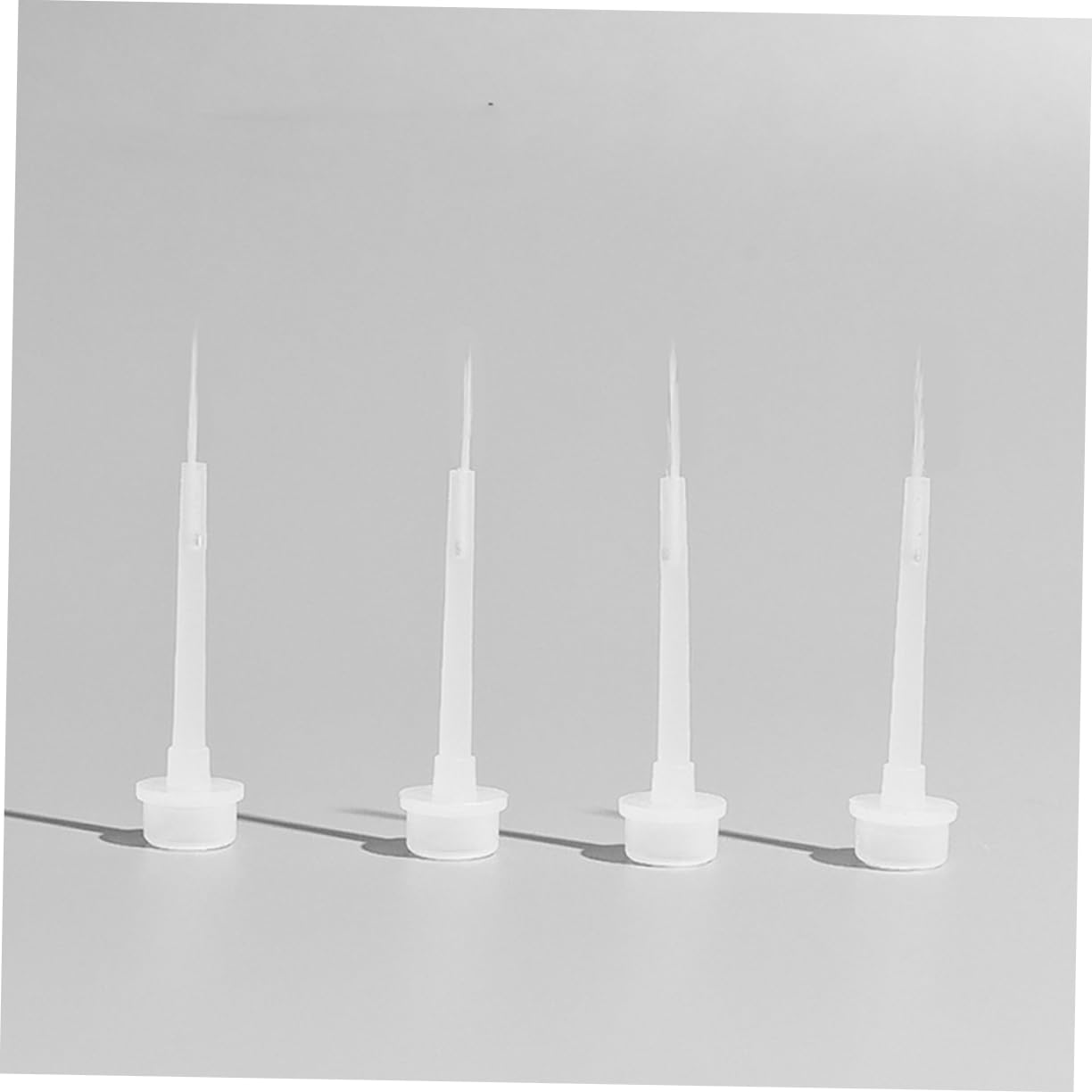 NULYLU 20pcs Nail Polish Brush Replacement Gel Nail Polish Applicators for Even Distribution Durable Brushes for Home Professional Use