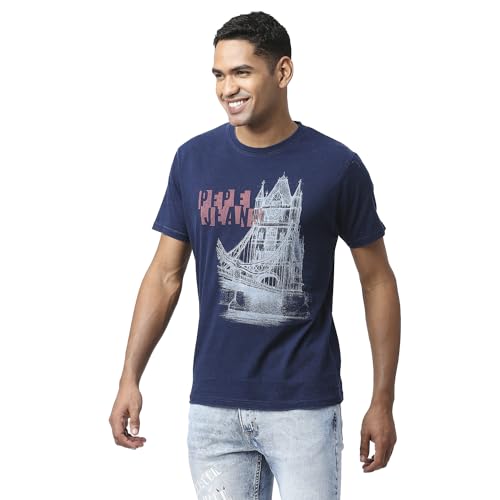 Image of Pepe Jeans Men Cotton Fitted T-Shirt