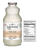 Lakewood Organic PURE Aloe Inner Leaf, Fresh Pressed (32 oz, 6 pack)