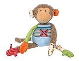 Wunderbar zum Spielen, Liebhaben und mit ins Bett nehmen: Angenehmes Tastgefühl durch kuschelweichen Schmusestoff und tolle Formen - Geräuschloser Begleiter: Quietscht nicht, weckt das Kind nicht auf