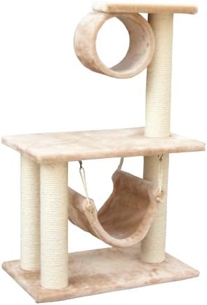 EliteField Cat Tree, Scratcher Furniture Condo House, Multiple (24" L x 14" W x 37" H)