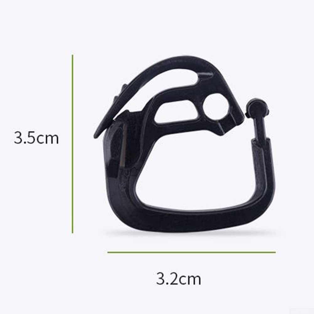 200 clips de red para pájaros, para vela, clips de plástico para red, clips de valla de jardín, accesorios de red antipájaros para uso en exteriores