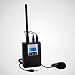 FMUSER 0.2w Portable FM Radio Transmitter with Antenna, Rechargeable Low Power House Pocket Audio Transmitter, 76-108Mhz for Light Show/Tourist Guide/Conference/Drive-in Cinema, with Microphone