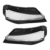 Fluoxtine Headlight Lens Cover, Right & Left Side Headlight Cover Fit for 2011-2013 Audi A8, Front Headlight Lens Cover