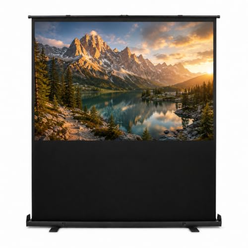Proyector portátil de 80 pulgadas 4K 8K con ganancia de 1.2 para oficina y eventos de diseño ligero