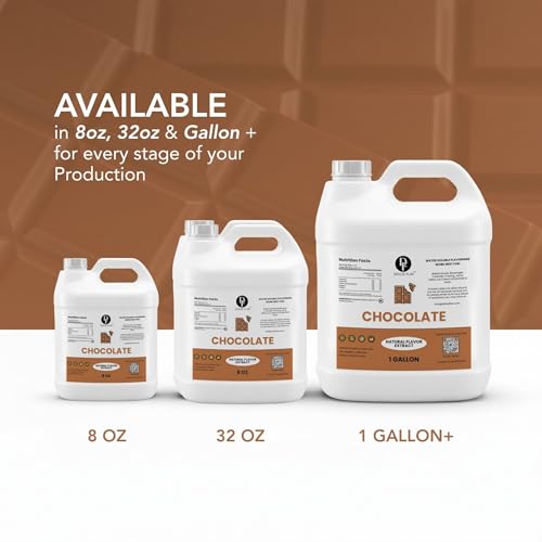 Image of Dolce Flav Natural Chocolate Flavoring Concentrate | Water Soluble | 8 Fl Oz