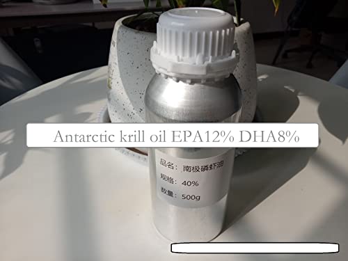 Wonderland Herbs Antarctic Krill Oil, Euphausia Superba Oil, (Tri-Shield), Epa 12%,Dha8%, 1.1 Lb. #TOP1