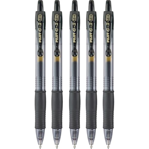 Pilot G2 Premium Refillable and Retractable Rolling Ball Gel Pens, Bold Point, Bold Gel Pe - image 2