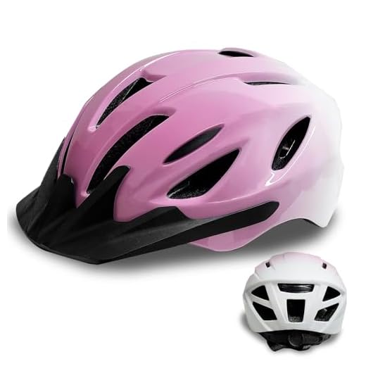 AISSTXOER Adult Bike Helmet for Women & Men - Removable Visor for Mountain & Road Cycling - CPSC Safety-Certified - Stylish & Durable Bicycle Helmet with Suggested Fits Head 58 to 62cm