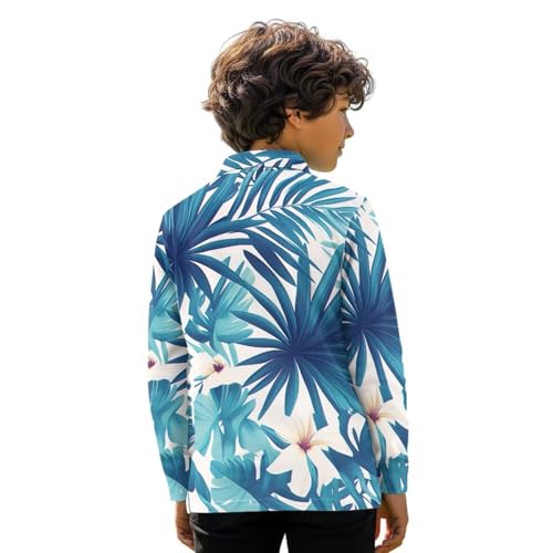 Long Sleeve Shirts for Boys 3-16 Kids Polynesian Shirts Beach Activewear Comfy Clothes2