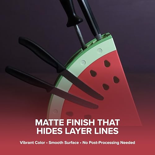 Image of Polymaker Panchroma Matte PLA Filament, Pastel Watermelon 1.75mm 1kg 3D Printing Filament, Formerly Polyterra Matte, Fit Most FDM 3D Printers, 1kg Spool (2.2lbs)