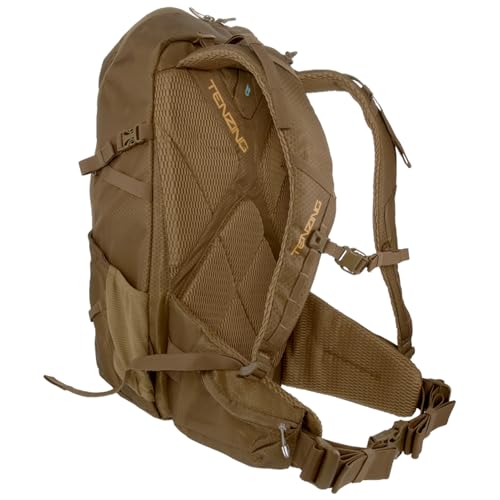 Image of TENZING 2100 Whitetail Day Pack, Buckskin Tan Hydration Bladder Compatible Durable Camo Backpack with 4 Compartments & 15 Organizational Pockets for Hunting Gear and Equipment