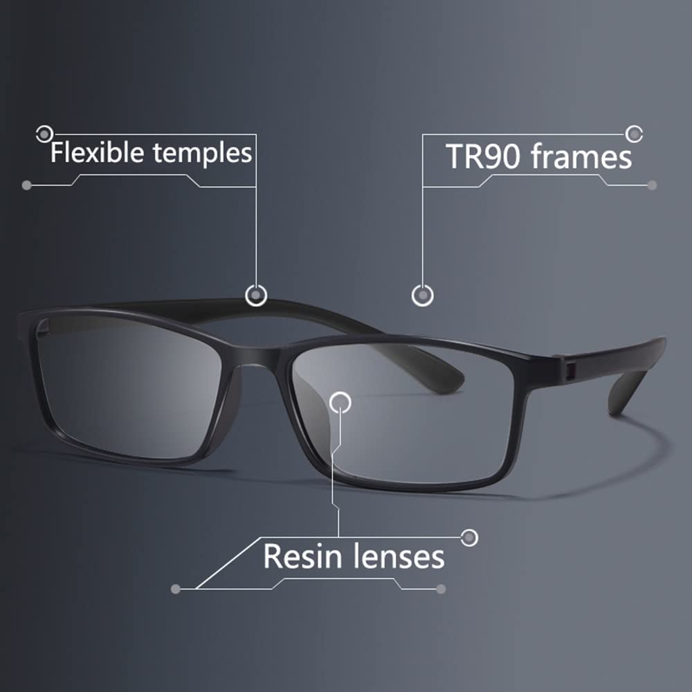 Anti Blaulicht Lesebrille Unisex Vollformat Brille Ultraleicht Anti Müdigkeit Lesegerät Frauen Männer Sonnenbrille Lesebrillen (Color : Blue, Size : +2.50)