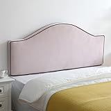 Almohada de lectura curvada con soporte de pared tapizada para cabecera de niños, 135 cm
