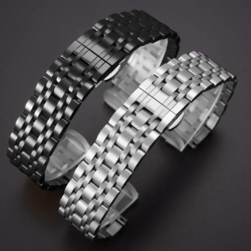 Bracelet de montre de rechange en acier inoxydable 19mm agate