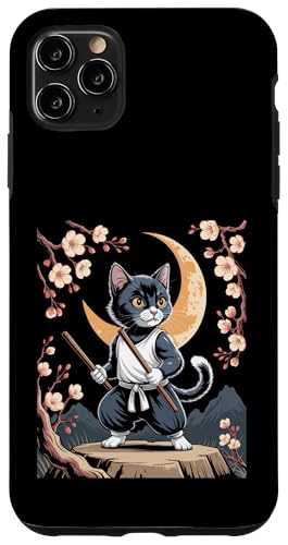 Kung Fu Cat Hanbo Eskrima Kungfu Kali Kitten Artes Marciales Carcasa para iPhone 11 Pro MAX