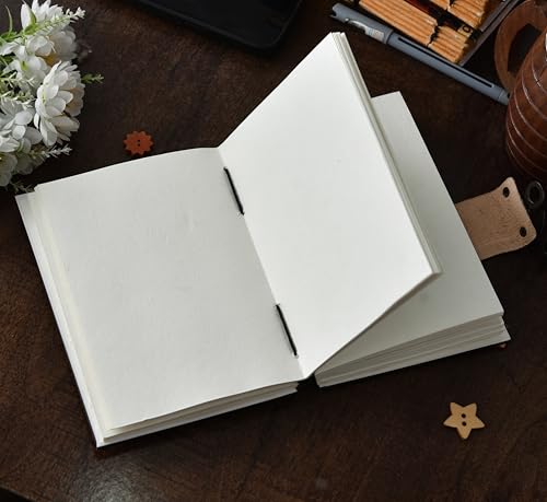 Image of Stay Strong Forever Handmade Journal with Lock (5x7 Inches) | Hardcover Recycled Paper Diary | Eco-Friendly Motivational Notebook