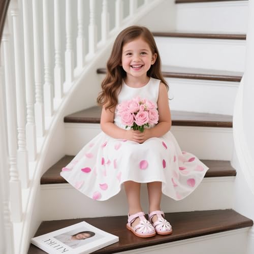 Image of Kiderence Toddler Girls Sandals Little Girls Kids Summer Shoes Toddler Sandals