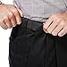 Haggar Men's Premium No-Iron Classic-Fit Expandable-Waist Pleat-Front Pant, Black, 36W x 32L
