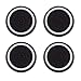4 pezzi di ricambio in silicone Cap joystick Thumb Grip protegge la copertura per Ps3 / Ps4 / Xbox 360 - Bianco e nero sport all'aperto