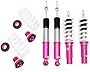 Godspeed MSS0197-A MonoSS Coilover Lowering Kit, Fully Adjustable, Ride Height, Spring Tension And 16 Click Damping, compatible with Audi A6/A6 Quattro 2012-17
