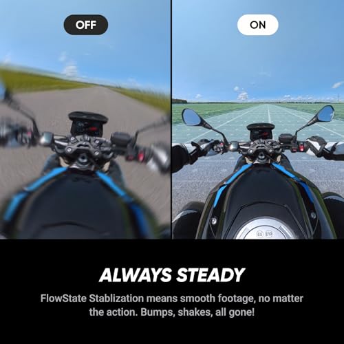 Image of Insta360 X5 BMW Motorrad Edition - Waterproof 8K 360 Action Camera, Leading Low Light, Invisible Selfie Stick Effect, Rugged and Replaceable Lens, 3-Hour Battery, Built-in Wind Guard, Stabilization