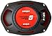 Cerwin Vega 6x9 inch 2-Way Coaxial Car Speakers Vega Series 500 Watts Power 4 Ohm Titanium Dome Tweeters Red Rubber Surround, Premium Car Audio System, 2 Units V469