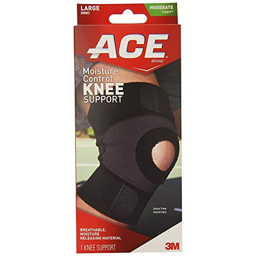 ACE Moisture Control Knee Support, Large (3 Pack)