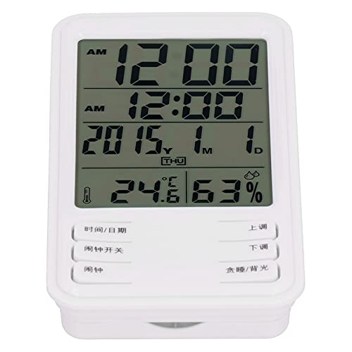 Household Temperature Humidity Meter, HighAccuracy Humidity Temperature Gauge, Large Screen Display Mute Design