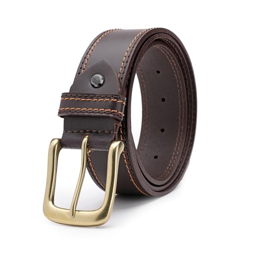 Image of Red Tape Men's Leather Belt | Genuine Solid Leather Casual Belt for Men | Stylish & Durable Waist Belt