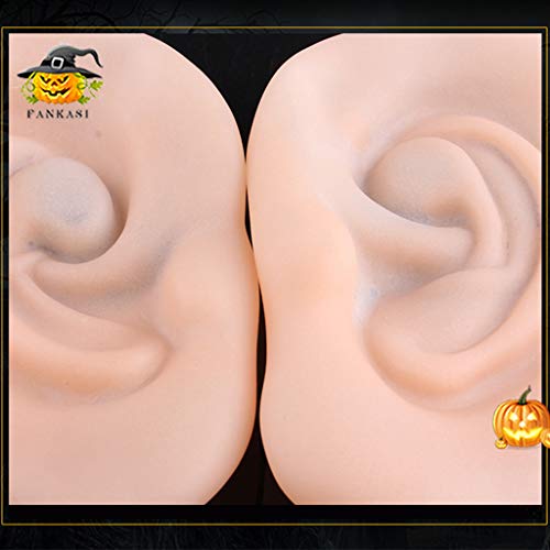 2 peças/par de acessórios para festa de Halloween com orelhas gigantes falsas para fantasia de cospl