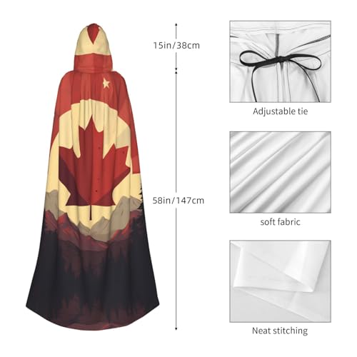 Veste à capuche Canada rétro pour vos soirées à thème et grands festivals