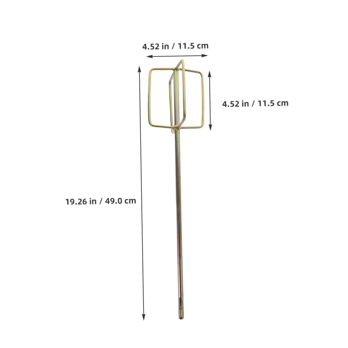 IWOWHERO Paint Mixer Drill Attachment Portable Paint Mixing Paddle for Electric Drill for Cement Grout Mud and Other Liquids Durable Construction for Efficient Mixing