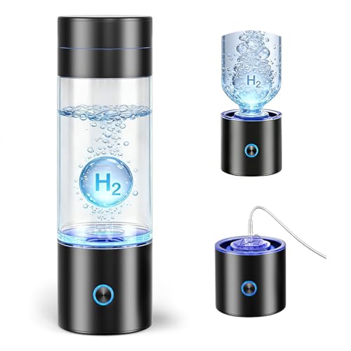 Wasserstoff Wasserflasche, bis 7200 PPB H2, 2. Generation SPE PEM Technik, 3 Min