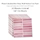 Alwayspon 3D-Vinyl-Wandfliesen-Aufkleber, selbstklebend, wasserfest, Spritzschutz, zum Aufkleben, für Küche, Badezimmer, Wand, 25,4 x 25,4 cm, Rosa, 10 Bögen