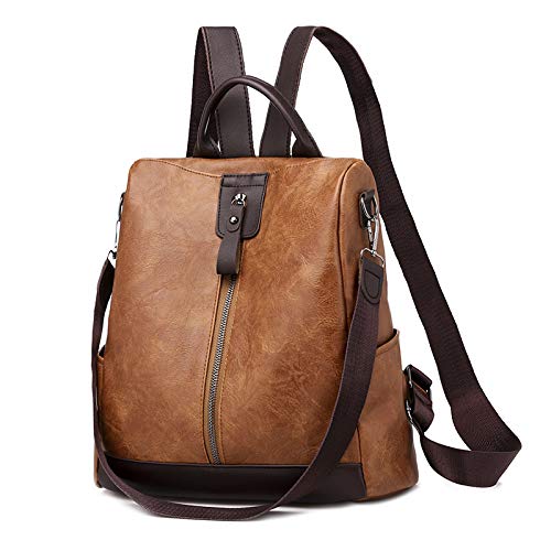 veloce Womens Backpack Vintage Female Leather,3 In 1 Women Anti-theft School Bags For Teenage Girls, Travel Back Pack-picture-12