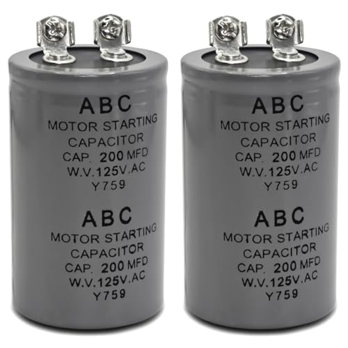 Condensateur de démarrage ABC CD60 200 uF pour compresseur CVC