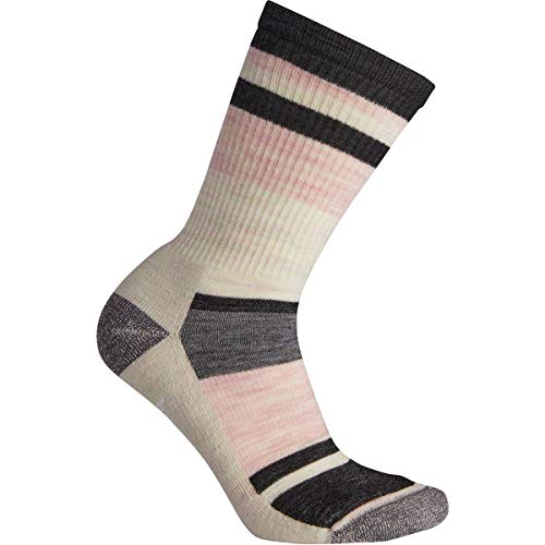 Preisvergleich Produktbild Smartwool Damen Hike Light Striped Crew Socken, charcoal, L