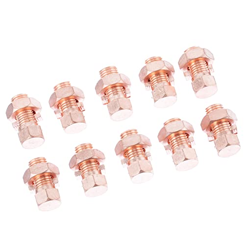 Mipcase Split Bolt Bonding Connector Bolt Clamp for Power Grounding No Crimping Tool Needed