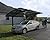 Palram - Canopia Arizona 10 Ft. x 16 Ft. x 9 Ft. Breeze 5000 Single Carport Aluminum Metal Frame and Polycarbonate Panels Car Port for Outdoor Driveway Car, Truck, RV, Boat Storage (Gray/Bronze)