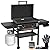 Blackstone Original 28 Inch Omnivore Griddle 2287 with Hood and Side Shelves, Flat Top Grill Outdoor Griddle with Seasoning, Blackstone Griddle Gloves