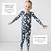 Little Sleepies Two-Piece Pajama Set for Boys & Girls, Soft Viscose from Bamboo Toddler Pajamas for Kids, Family Matching PJs, Blue To the Moon & Back, 2T