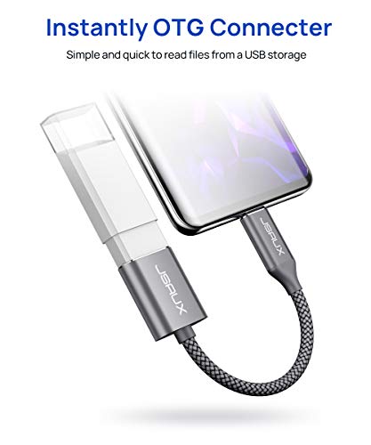 Usb C To Usb Adapter [2 Pack], Jsaux Usb Type C Male To Usb 3.0 Female Otg Cable Thunderbolt3 To Usb Adapter Compatible With Macbook Pro/Air 2019 2018 2017, Samsung Galaxy S20 S20+ Ultra Note 10 S9 S8 #TOP4